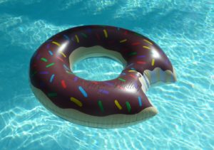 XL Donut mit Biss  (Schokolade)
