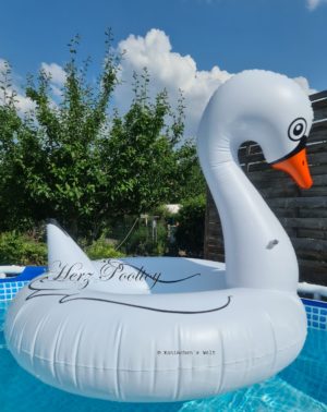 XL Schwimmreifen "Schwan" Style