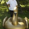 XXL goldener Schwan – Bild 11