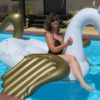XXL weiß/goldener Pegasus – Bild 4