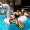 XXL weiß/goldener Pegasus – Bild 2