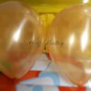 Luftballons mit 45 cm (18") Durchmesser in Gold 10 Stk – Bild 3