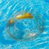 Schwimmreifen "Glitzer" Style mit goldenem Glitzer – Bild 12
