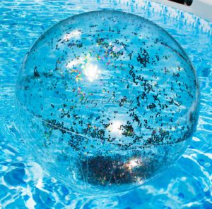 Wasserball "Glitzer" Style