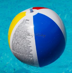 Wasserball 4 Färbig ~51 cm Durchmesser