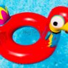 Aufblasbarer Schwimmreifen "Papagei" Design – Bild 7