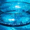 Schwimmreifen "Glitzer" Style mit blauem Glitzer – Bild 5