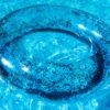 Schwimmreifen "Glitzer" Style mit blauem Glitzer – Bild 4