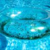 Schwimmreifen "Glitzer" Style mit grünem Glitzer – Bild 2
