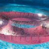 XL Schwimmreifen "Glitzer" Style halbtransparent – Bild 7