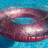 XL Schwimmreifen "Glitzer" Style halbtransparent – Bild 6