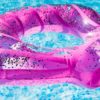 XL Schwimmreifen "Glitzermuschel" Pink – Bild 8