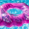 XL Schwimmreifen "Glitzermuschel" Pink – Bild 6