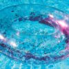 Schwimmreifen "Glitzer" Style mit rotem Glitzer – Bild 5