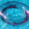 Schwimmreifen "Glitzer" Style mit rotem Glitzer – Bild 3