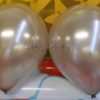 Luftballons mit 30 cm (12") Durchmesser in Silber 10 Stk – Bild 3