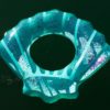 XL Schwimmreifen "Glitzermuschel" Hellblau – Bild 3