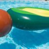 Aufblasbare Luftmatratze "Avocado" ~165x130 cm + Wasserball mit ~45 cm Durchmesser – Bild 4