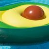 Aufblasbare Luftmatratze "Avocado" ~165x130 cm + Wasserball mit ~45 cm Durchmesser – Bild 10