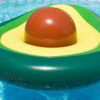 Aufblasbare Luftmatratze "Avocado" ~165x130 cm + Wasserball mit ~45 cm Durchmesser – Bild 7