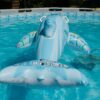 Aufblasbarer Delfin in Hellblau mit ~175x66 cm – Bild 4