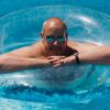 XL Schwimmreifen "Federn" Style  Blau – Bild 6