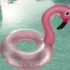 XL Schwimmreifen "Glitzer Flamingo" Style – Bild 5