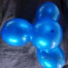 Luftballons mit 30 cm (12") Durchmesser in Blau 10 Stk – Bild 2