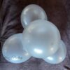 Luftballons mit 30 cm (12") Durchmesser in Silber 10 Stk – Bild 2