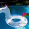 Schwimmreifen "Glitzer Einhorn" Style – Bild 3