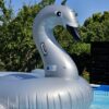 XXL silberner Schwan ~183 x 162 x 117 cm – Bild 5