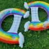 Aufblasbarer Schwimmsitz "Regenbogen" ± 148 cm x 99 cm – Bild 5