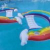 Aufblasbarer Schwimmsitz "Regenbogen" ± 148 cm x 99 cm – Bild 4