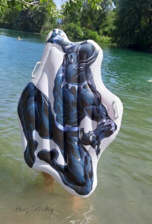Aufblasbare Luftmatratze "Marvel Avengers ; Black Panther" ~112x78 cm