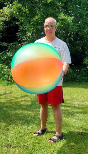 XL Wasserball "Neon" ~67 cm aufgeblasen