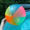 XL Wasserball "Neon" ~67 cm aufgeblasen – Bild 4
